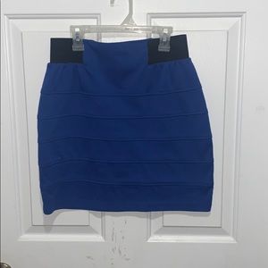 Living Doll Pencil Mini Skirt Royal Blue